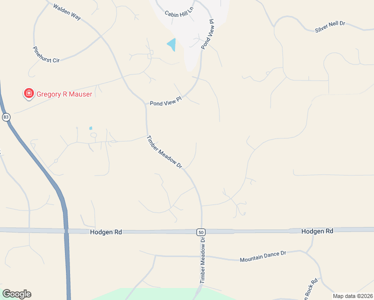 map of restaurants, bars, coffee shops, grocery stores, and more near 16864 Horizon Ridge Trail in Colorado Springs