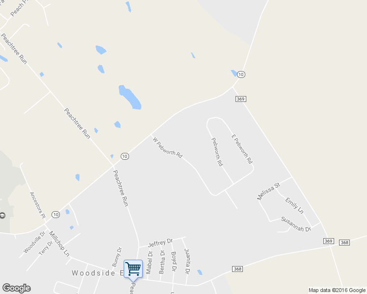 map of restaurants, bars, coffee shops, grocery stores, and more near 171 West Pebworth Road in Magnolia