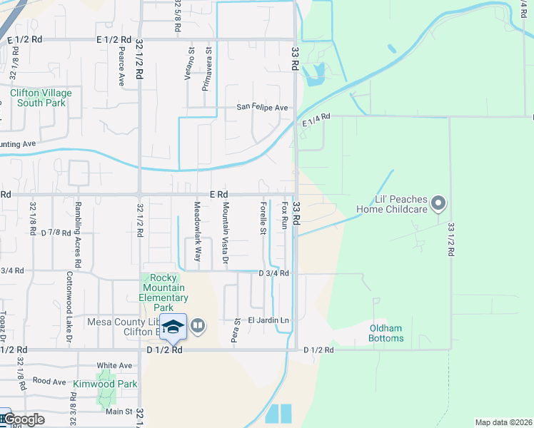 map of restaurants, bars, coffee shops, grocery stores, and more near 496 Forelle Street in Clifton