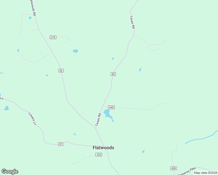 map of restaurants, bars, coffee shops, grocery stores, and more near 35298-35632 Texas Road in Pomeroy