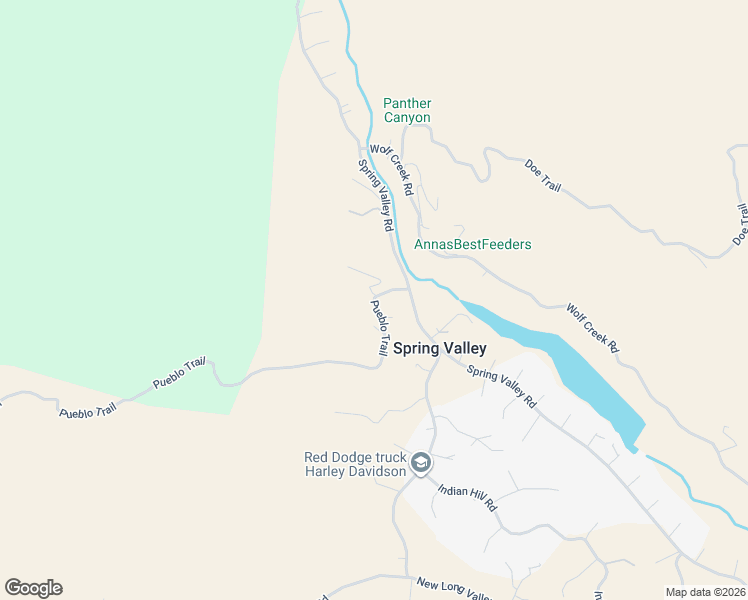 map of restaurants, bars, coffee shops, grocery stores, and more near 16347 Pueblo Trail in Clearlake Oaks