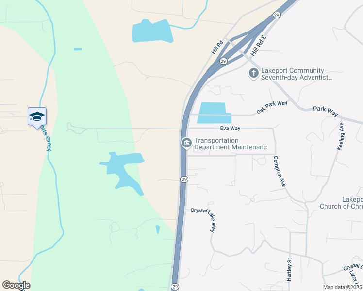 map of restaurants, bars, coffee shops, grocery stores, and more near 3162 Hill Road East in Lakeport
