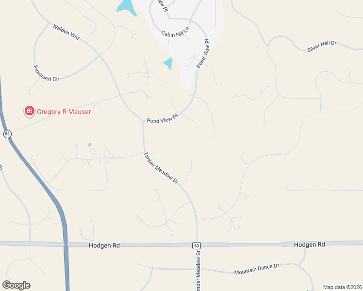 map of restaurants, bars, coffee shops, grocery stores, and more near 16954 Horizon Ridge Trail in Colorado Springs