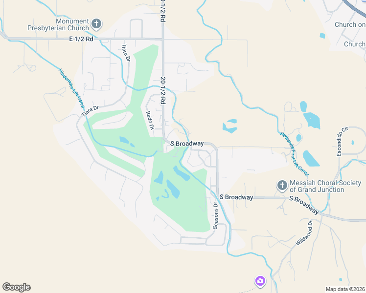 map of restaurants, bars, coffee shops, grocery stores, and more near 499 Tiara Rado Court in Grand Junction