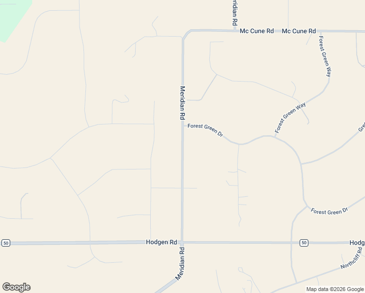 map of restaurants, bars, coffee shops, grocery stores, and more near 16806 Meridian Road in Colorado Springs