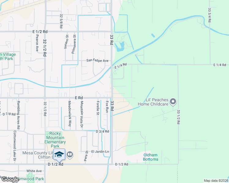 map of restaurants, bars, coffee shops, grocery stores, and more near 507-509 33 Road in Clifton