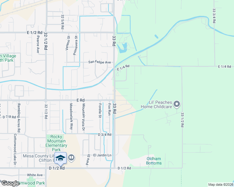 map of restaurants, bars, coffee shops, grocery stores, and more near 507-509 33 Road in Clifton