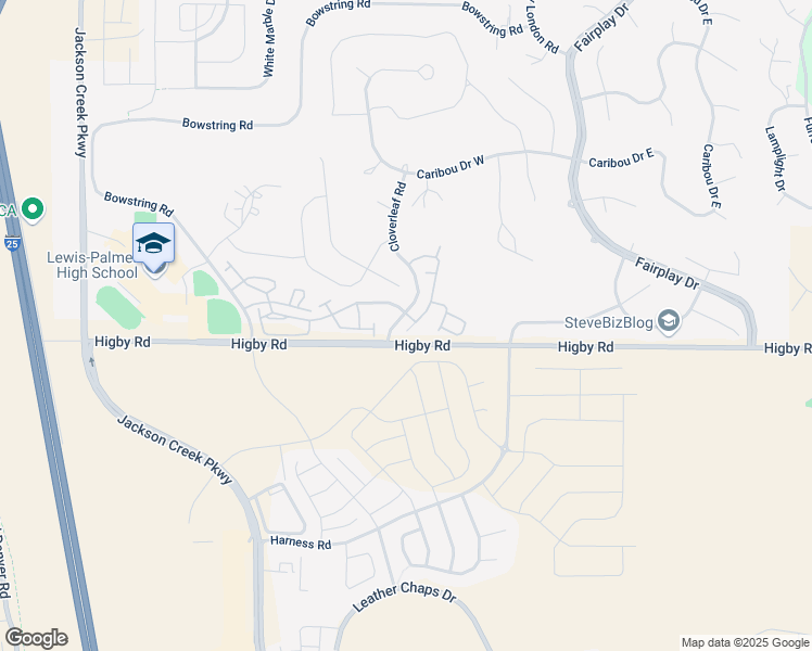 map of restaurants, bars, coffee shops, grocery stores, and more near 17008 Blue Mist Grove in Monument