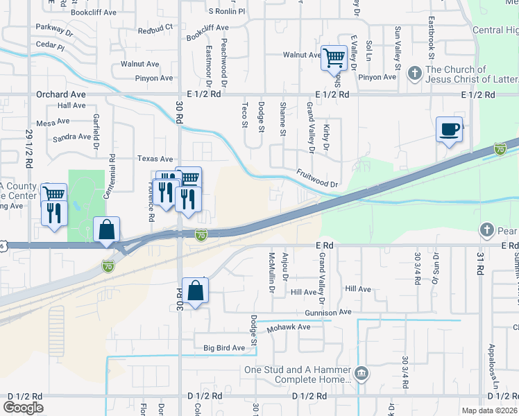map of restaurants, bars, coffee shops, grocery stores, and more near in Fruitvale