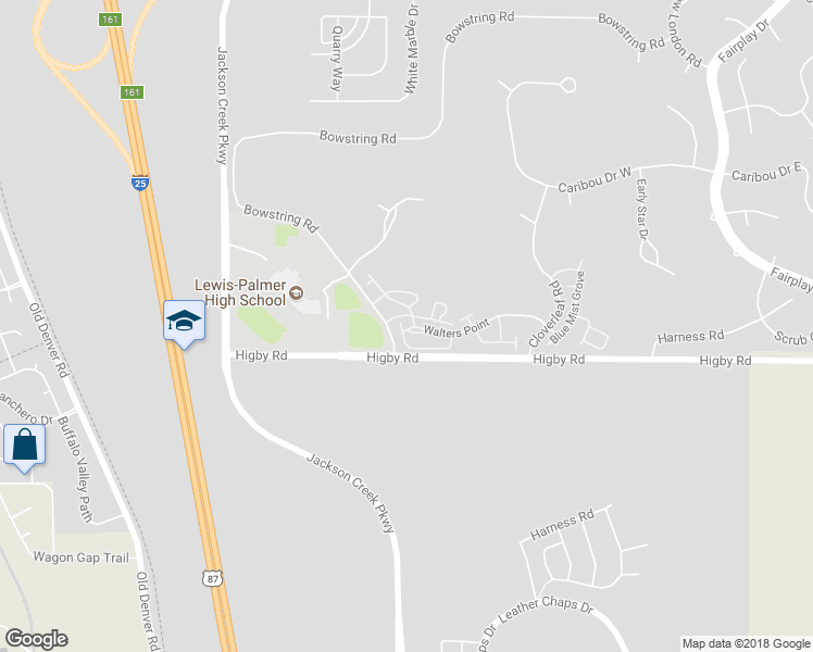 map of restaurants, bars, coffee shops, grocery stores, and more near 1186 Red Dogwood Heights in Monument