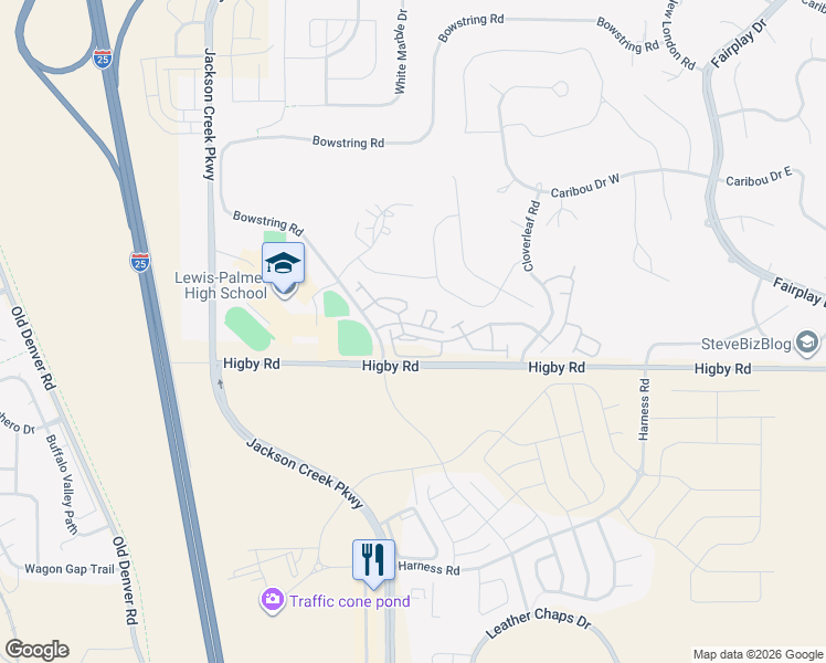 map of restaurants, bars, coffee shops, grocery stores, and more near 1184 Walters Point in Monument