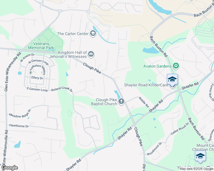 map of restaurants, bars, coffee shops, grocery stores, and more near 4203 Dixie Road in Cincinnati