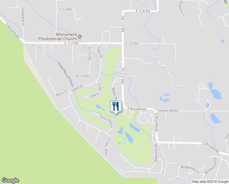 map of restaurants, bars, coffee shops, grocery stores, and more near 536 Rado Drive in Grand Junction