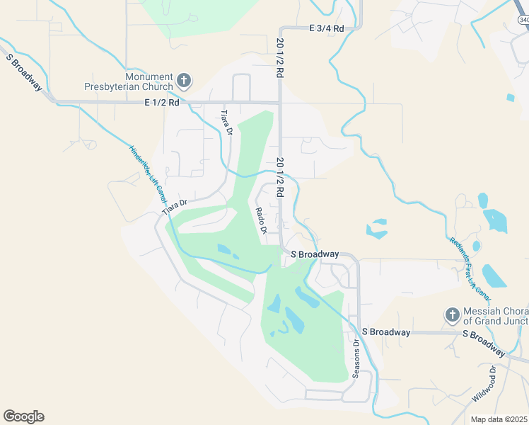 map of restaurants, bars, coffee shops, grocery stores, and more near 509 South Broadway in Grand Junction