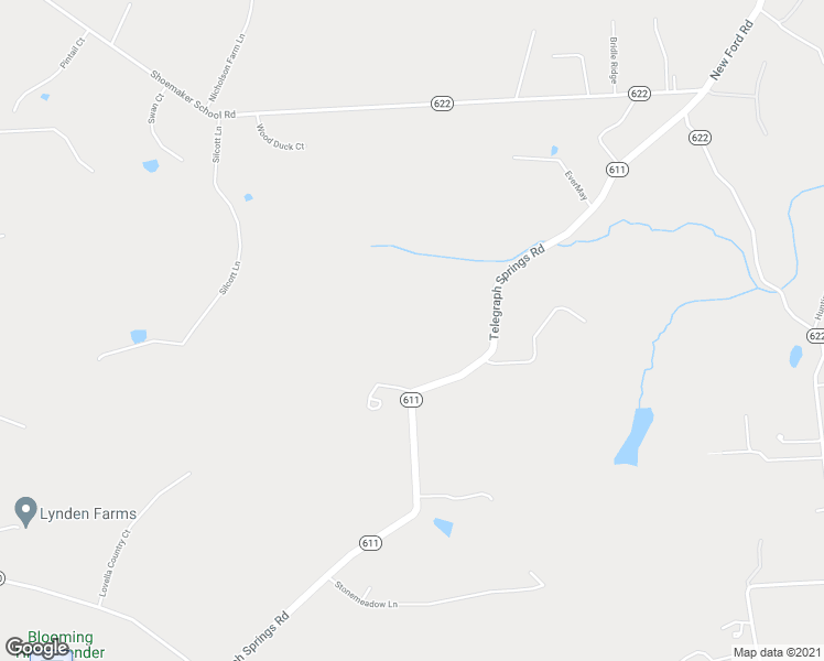 map of restaurants, bars, coffee shops, grocery stores, and more near 19511 Telegraph Springs Road in Purcellville