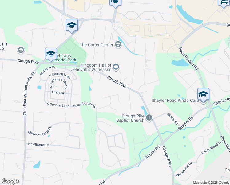map of restaurants, bars, coffee shops, grocery stores, and more near 468 London Court in Cincinnati