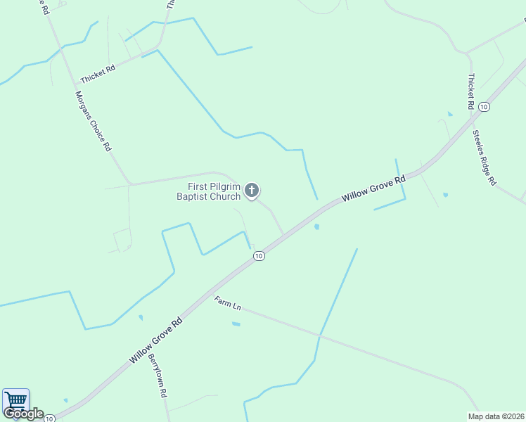 map of restaurants, bars, coffee shops, grocery stores, and more near 103 Morgans Choice Road in Kent County