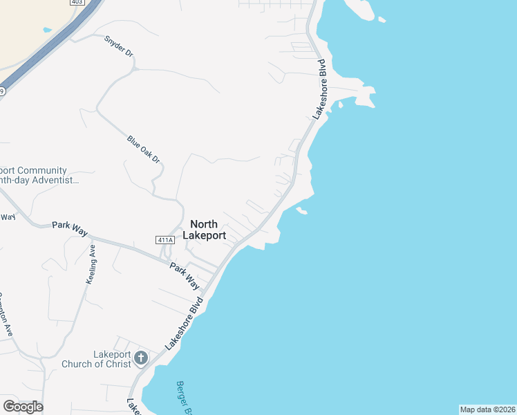 map of restaurants, bars, coffee shops, grocery stores, and more near 3555 Lakeshore Boulevard in Lakeport