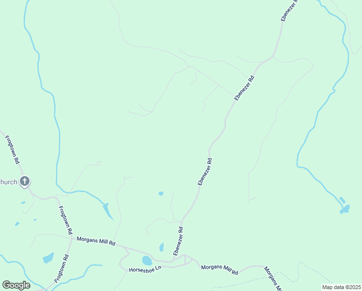 map of restaurants, bars, coffee shops, grocery stores, and more near 4440 Ebenezer Road in Bluemont