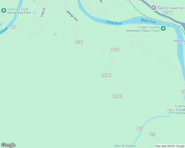 map of restaurants, bars, coffee shops, grocery stores, and more near 713 Bretz Back Road in Hambleton