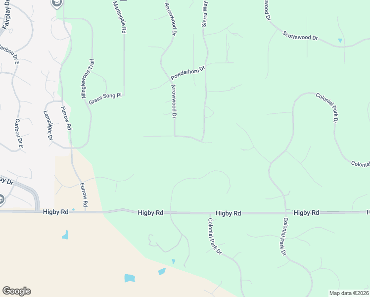 map of restaurants, bars, coffee shops, grocery stores, and more near 505 Cimarron Road in Monument