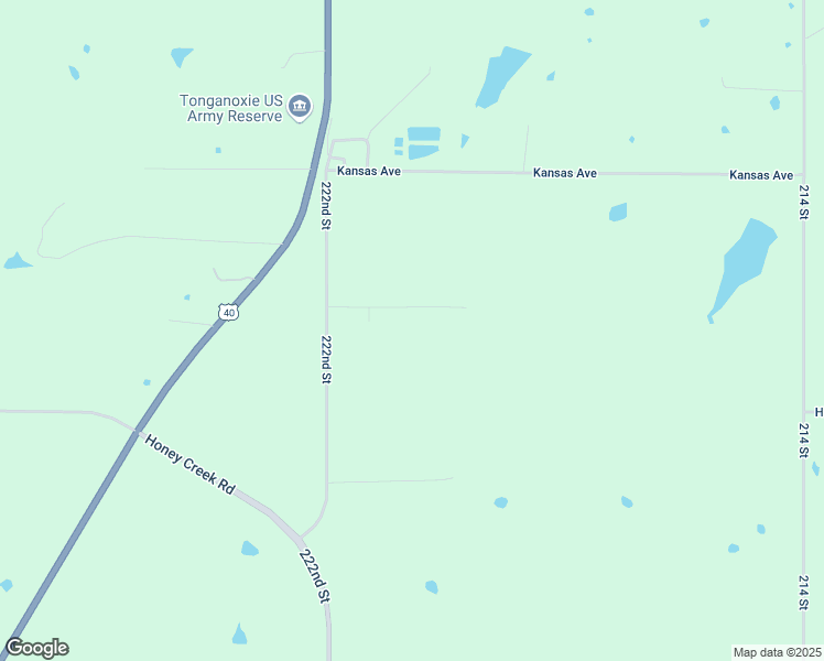 map of restaurants, bars, coffee shops, grocery stores, and more near 22035 Business Park Drive in Tonganoxie