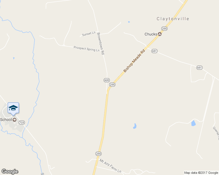 map of restaurants, bars, coffee shops, grocery stores, and more near 195 Bishop Meade Road in Boyce