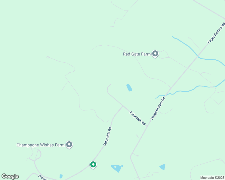 map of restaurants, bars, coffee shops, grocery stores, and more near 19305 Ridgeside Road in Bluemont
