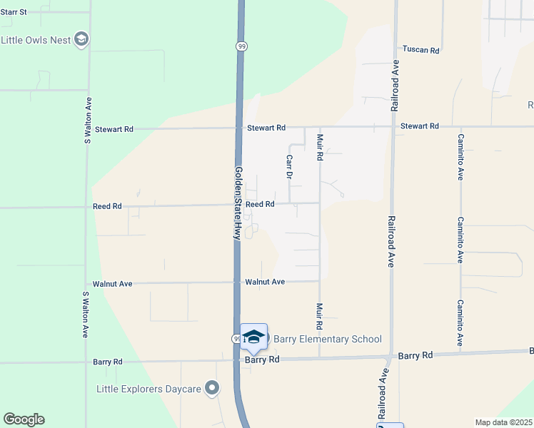 map of restaurants, bars, coffee shops, grocery stores, and more near 1236 Reed Road in Yuba City