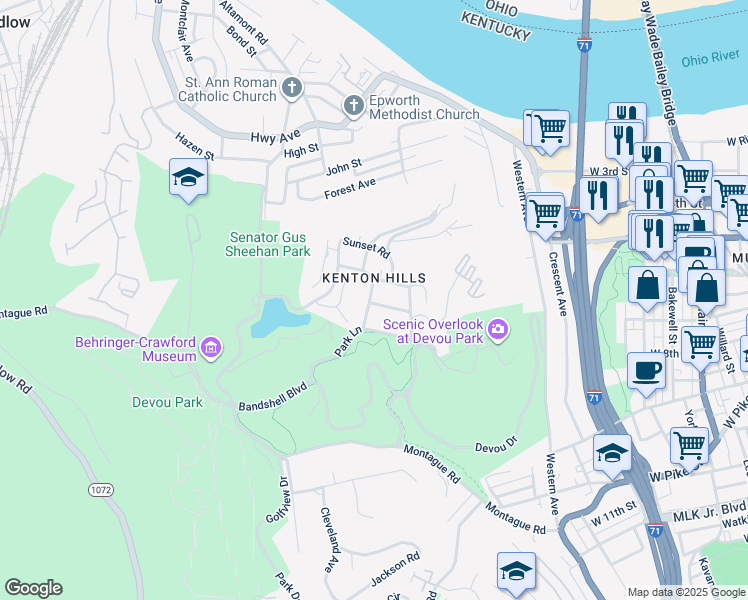 map of restaurants, bars, coffee shops, grocery stores, and more near in Covington
