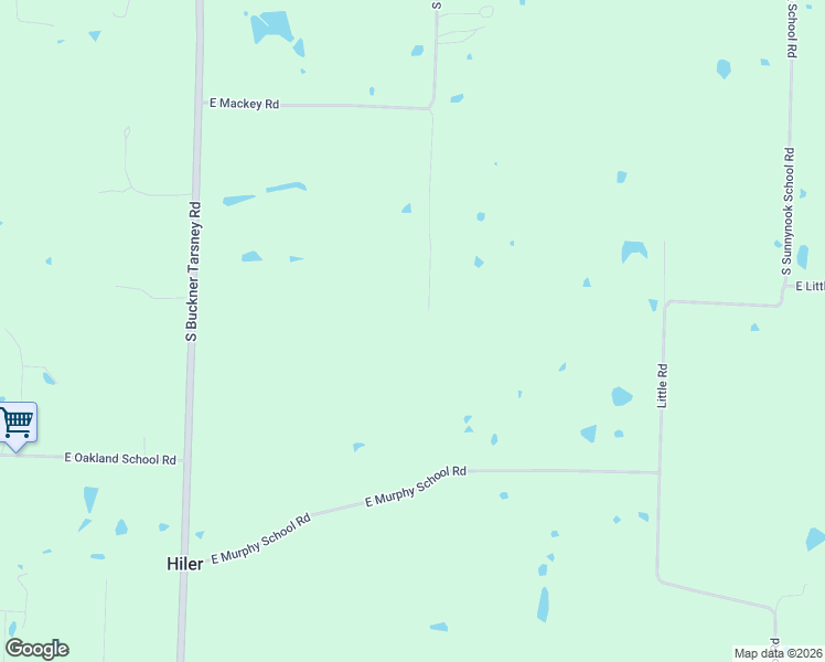 map of restaurants, bars, coffee shops, grocery stores, and more near 33007 East Mackey Road in Buckner