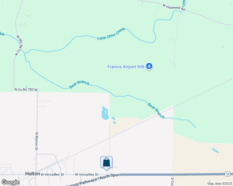 map of restaurants, bars, coffee shops, grocery stores, and more near in Holton