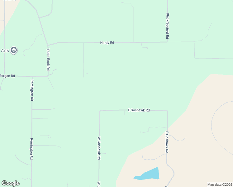 map of restaurants, bars, coffee shops, grocery stores, and more near 17350 Goshawk Road in Colorado Springs