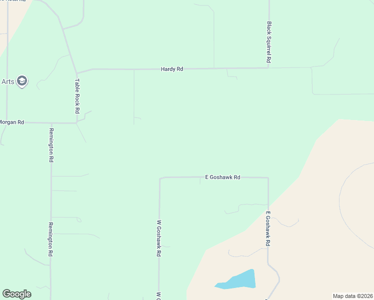 map of restaurants, bars, coffee shops, grocery stores, and more near 17350 Goshawk Road in Colorado Springs