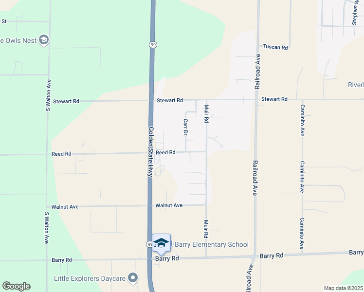 map of restaurants, bars, coffee shops, grocery stores, and more near 2973 Carr Dr in Yuba City