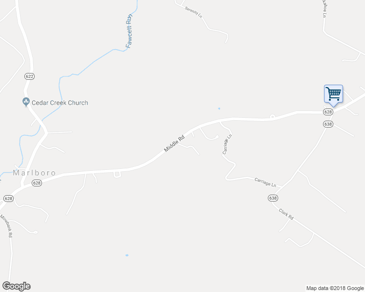 map of restaurants, bars, coffee shops, grocery stores, and more near 6801 Middle Road in Middletown