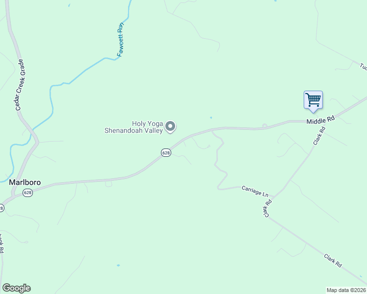 map of restaurants, bars, coffee shops, grocery stores, and more near 6731 Middle Road in Middletown