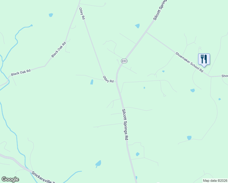 map of restaurants, bars, coffee shops, grocery stores, and more near 19263 Silcott Springs Rd in Purcellville