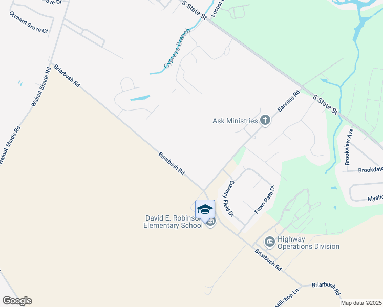 map of restaurants, bars, coffee shops, grocery stores, and more near Bronte Court in Magnolia