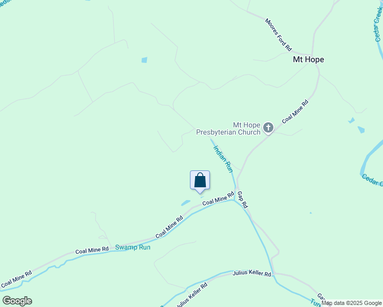 map of restaurants, bars, coffee shops, grocery stores, and more near 115 Speelman Lane in Strasburg