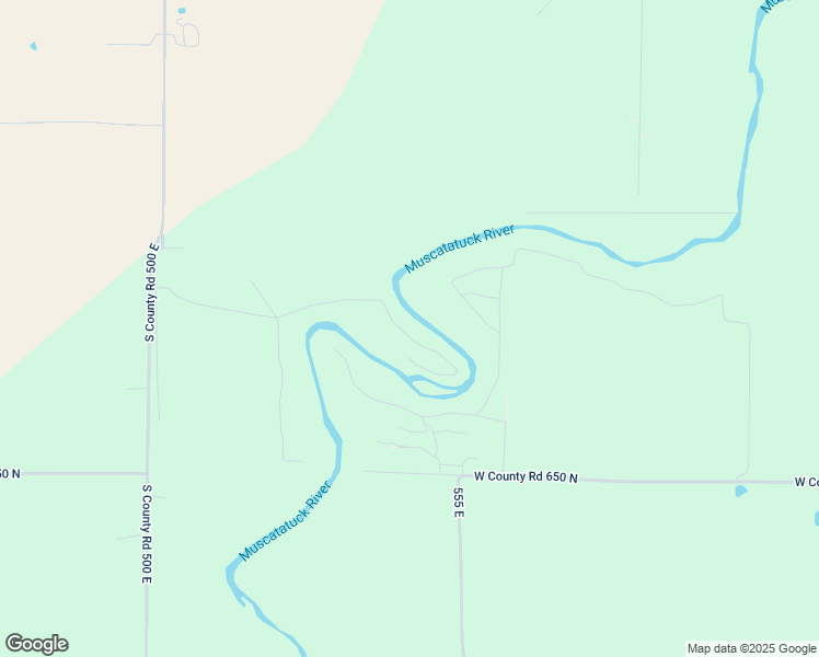 map of restaurants, bars, coffee shops, grocery stores, and more near 5550 East Private Road 685 North in North Vernon