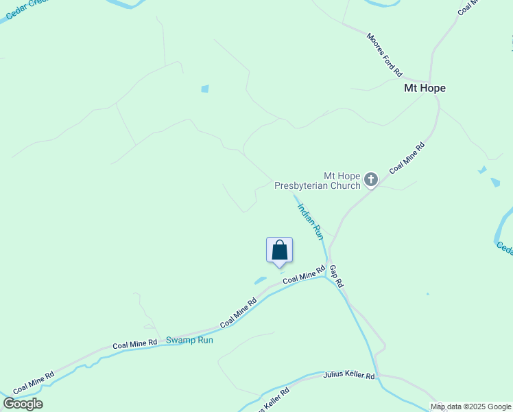 map of restaurants, bars, coffee shops, grocery stores, and more near 115 Speelman Lane in Strasburg