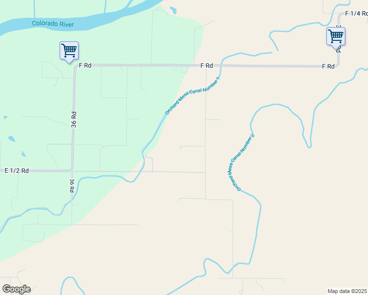 map of restaurants, bars, coffee shops, grocery stores, and more near 555 36 5/8 Road in Palisade