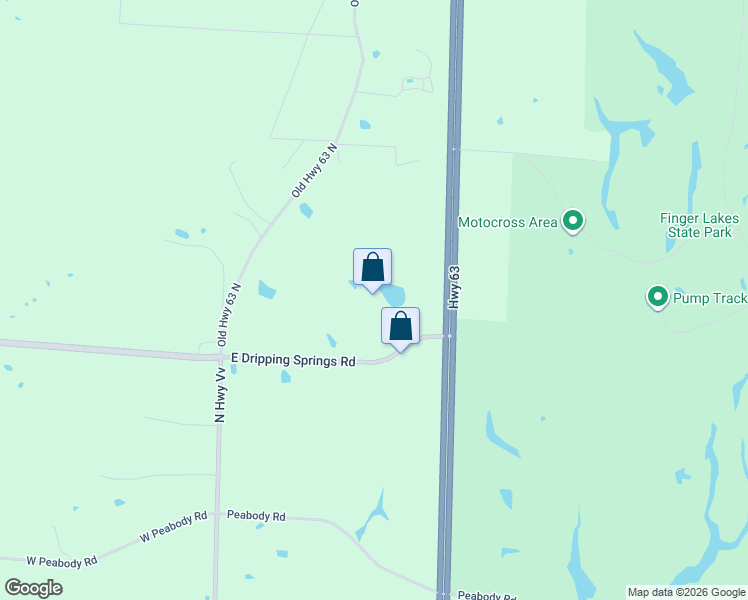 map of restaurants, bars, coffee shops, grocery stores, and more near 325 East Dripping Springs Road in Columbia