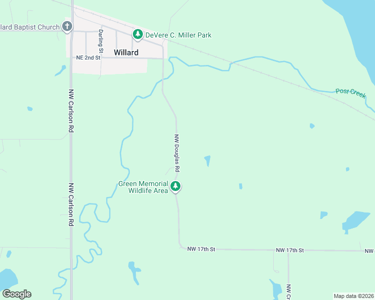 map of restaurants, bars, coffee shops, grocery stores, and more near 2035 Northwest Douglas Road in Topeka