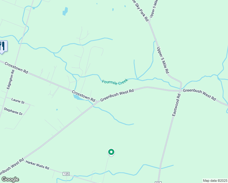 map of restaurants, bars, coffee shops, grocery stores, and more near 2231 Greenbush West Rd in Williamsburg