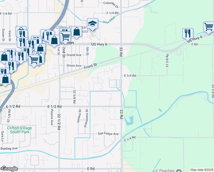 map of restaurants, bars, coffee shops, grocery stores, and more near 556 West Good Hope Circle in Clifton