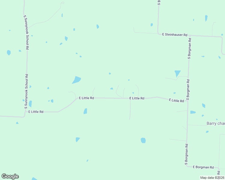 map of restaurants, bars, coffee shops, grocery stores, and more near 35106 East Little Road in Buckner