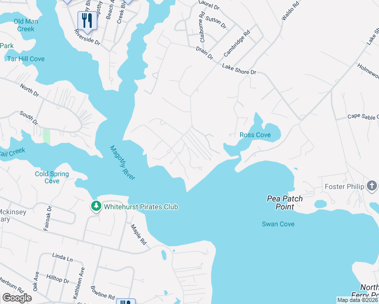 map of restaurants, bars, coffee shops, grocery stores, and more near 631 Tebbston Drive in Pasadena