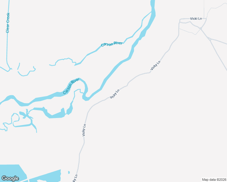 map of restaurants, bars, coffee shops, grocery stores, and more near Vicky Lane in Minden